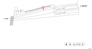 名鉄／喜多山駅／／№101駅看板、位置図