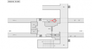 JR東海／南大高駅／№A-3№3駅看板、位置図