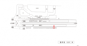 名鉄／国府宮駅／／№103駅看板、位置図