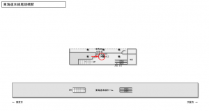 JR東海／尾頭橋駅／№A-5№5駅看板、位置図