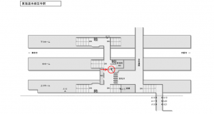 JR東海／笠寺駅／№A-22№22駅看板、位置図