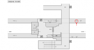 JR東海／南大高駅／№A-5№5駅看板、位置図