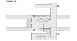 JR東海／南大高駅／№A-10№10駅看板、位置図