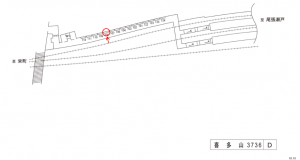 名鉄／喜多山駅／／№108駅看板、位置図