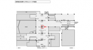 JR東海／浜松駅／№B-128№128駅看板、位置図