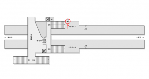 JR東海／逢妻駅／№A-5№5駅看板、位置図