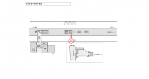 JR東海／千種駅／№A-15№15駅看板、位置図