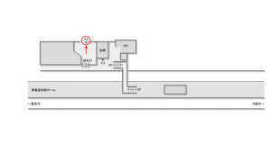 JR東海／函南駅／№A-2№2駅看板、位置図