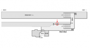 JR東海／幸田駅／№A-5№5駅看板、位置図