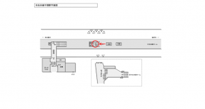 JR東海／千種駅／№A-13№13駅看板、位置図