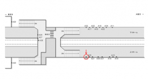 JR東海／西焼津駅／№A-35№35駅看板、位置図