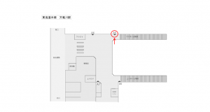 JR東海／天竜川駅／№A-5№5駅看板、位置図