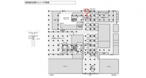 JR東海／浜松駅／№B-93№93駅看板、位置図