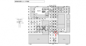 JR東海／浜松駅／№A-85№85駅看板、位置図