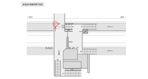 JR東海／磐田駅／№A-15№15駅看板、位置図