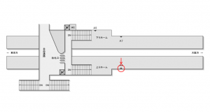 JR東海／逢妻駅／№A-4№4駅看板、位置図