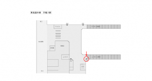 JR東海／天竜川駅／№A-6№6駅看板、位置図