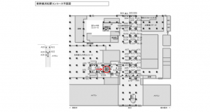 JR東海／浜松駅／№A-96№96駅看板、位置図