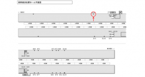 JR東海／浜松駅／№B-149№149駅看板、位置図