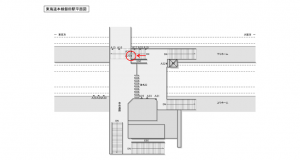 JR東海／磐田駅／№A-20№20駅看板、位置図