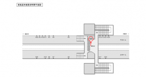 JR東海／豊田町駅／№A-19№19駅看板、位置図