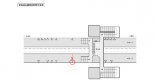 JR東海／豊田町駅／№A-8№8駅看板、位置図