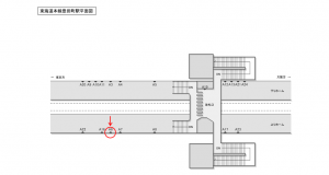 JR東海／豊田町駅／№A-6№6駅看板、位置図