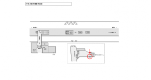 JR東海／千種駅／№A-55№55駅看板、位置図