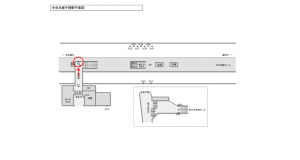 JR東海／千種駅／№A-2№2駅看板、位置図