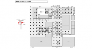 JR東海／浜松駅／№A-34№34駅看板、位置図