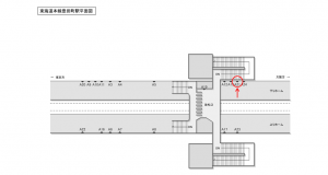 JR東海／豊田町駅／№A-21№21駅看板、位置図