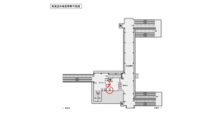 JR東海／愛野駅／№A-3№3駅看板、位置図