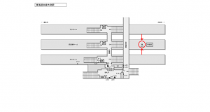 JR東海／大府駅／№A-23№23駅看板、位置図