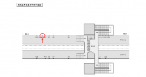 JR東海／豊田町駅／№A-10№10駅看板、位置図