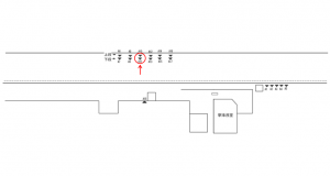 JR東海／大岡駅／№A-11№11駅看板、位置図