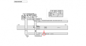 JR東海／安城駅／№A-35№35駅看板、位置図