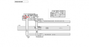 JR東海／安城駅／№A-30№30駅看板、位置図