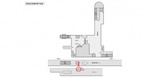 JR東海／藤枝駅／№A-17№17駅看板、位置図