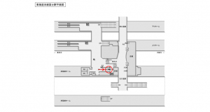 JR東海／富士駅／№A-11№11駅看板、位置図