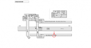 JR東海／安城駅／№A-19№19駅看板、位置図