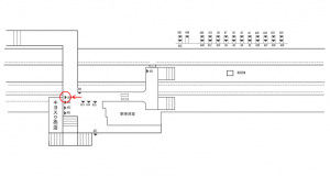 JR東海／御殿場駅／№A-50№50駅看板、位置図