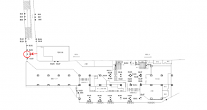 JR東海／三島駅／№B-154№154駅看板、位置図