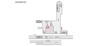 JR東海／藤枝駅／№A-34№34駅看板、位置図