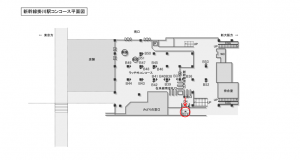 JR東海／掛川駅／№B-18№18駅看板、位置図