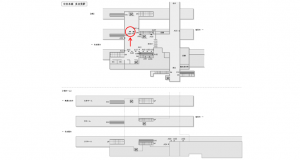 JR東海／多治見駅／№A-64№64駅看板、位置図