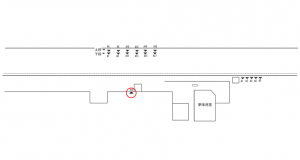 JR東海／大岡駅／№A-18№18駅看板、位置図