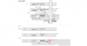 JR東海／多治見駅／№A-54№54駅看板、位置図