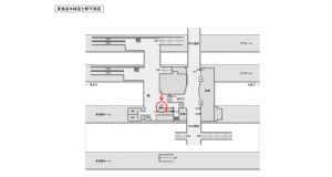 JR東海／富士駅／№A-8№8駅看板、位置図