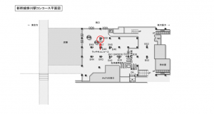 JR東海／掛川駅／№B-51№51駅看板、位置図