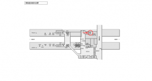 JR東海／刈谷駅／№A-5№5駅看板、位置図